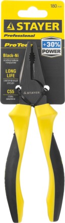 Плоскогубцы комбинированные STAYER &quot;PROTech&quot;, эксцентриковое расположение шарнира, 180мм 22027-1-18_z02 купить в Уфе