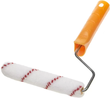 Мини-валик NYLON ПОЛИАМИД малярный в сборе, ворс 10мм, бюгель 6мм, 15х160мм, STAYER Master 03-0506-16_z01 купить в Уфе