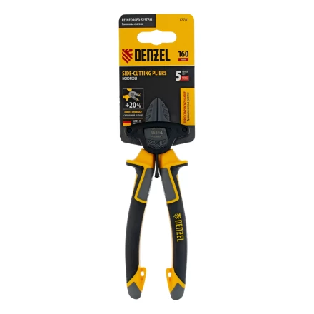 Бокорезы 160 мм Denzel 17781, трехкомпонентные рукоятки купить в Уфе
