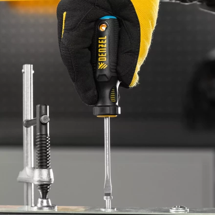 Набор отверток 5 шт Denzel, PH+SL, S2, 3к рукоятка, 122157 купить в Уфе