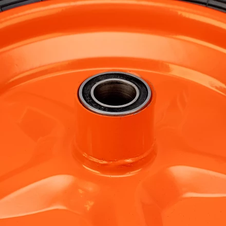 Колесо пневматическое усиленное Palisad 69081, шина 8PR, 4.00-8 D400 мм, внутренний диаметр подшипника 20 мм, длина оси 90 мм купить в Уфе