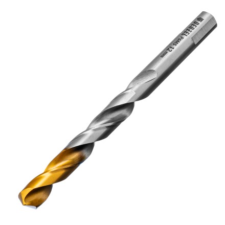 Сверло спиральное по металлу Denzel,  12 x 151 мм, Р6М5, Golden Tip 718244 купить в Уфе