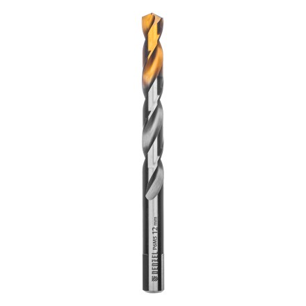 Сверло спиральное по металлу Denzel,  12 x 151 мм, Р6М5, Golden Tip 718244 купить в Уфе