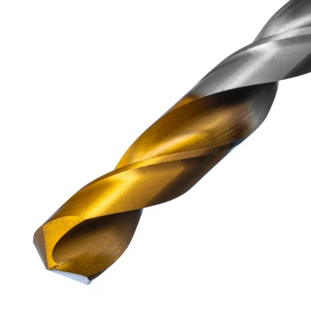 Сверло спиральное по металлу Denzel,  12 x 151 мм, Р6М5, Golden Tip 718244 купить в Уфе