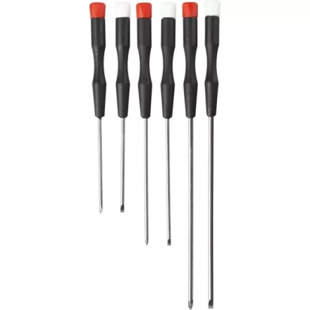 STAYER. Набор: Отвертки для точных работ с пластиковыми рукоятками и удлиненными стержнями 25570-H6_z01 купить в Уфе
