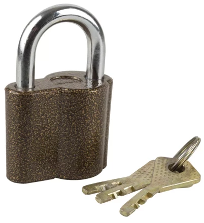 Замок ЗУБР &quot;МАСТЕР&quot; навесной, компактный корпус, дисковый механизм секрета, ключ 7 &quot;пинов, 48х41мм 3720-26_z01 купить в Уфе