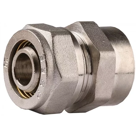 Соединитель ЗУБР с внутренней резьбой, цанга-гайка, 3/4"х20х2,0 мм, никель 51402-20-3/4 купить в Уфе