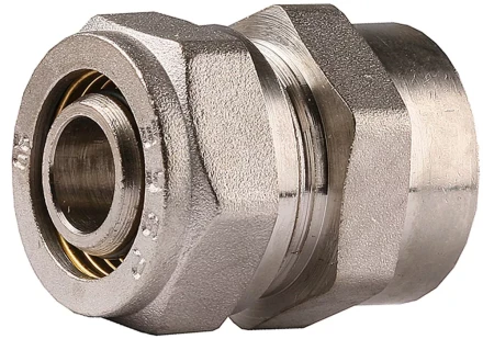 Соединитель ЗУБР с внутренней резьбой, цанга-гайка, 3/4"х20х2,0 мм, никель 51402-20-3/4 купить в Уфе