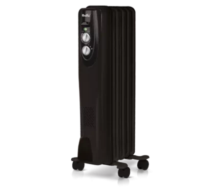 Маслянный радиатор обогреватель электрический BALLU Classic black BOH/CL-05BRN 1000 купить в Уфе