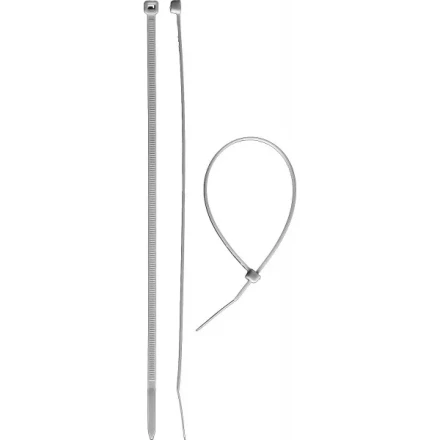 Хомуты ЗУБР нейлоновые белые 3,6x300мм, 100шт 309010-36-300 купить в Уфе