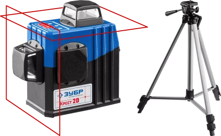 Нивелиры лазерные Крест-2D 360 две плоскости со штативом серия ПРОФЕССИОНАЛ купить в Уфе