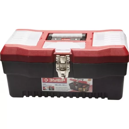 Ящик ЗУБР &quot;МАСТЕР&quot; пластмассовый для инструмента, 40,6x22,5x20,2см, 16&quot; 38322_z01 купить в Уфе