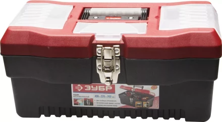 Ящик ЗУБР &quot;МАСТЕР&quot; пластмассовый для инструмента, 40,6x22,5x20,2см, 16&quot; 38322_z01 купить в Уфе