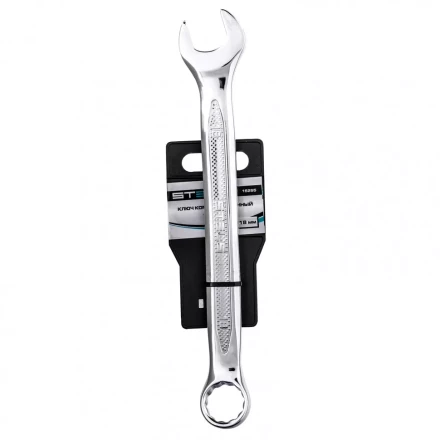 Ключ комбинированный 18 мм CrV антислип Stels 15255 купить в Уфе