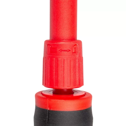 Диэлектрическая динамометрическая отвертка VDE КВТ НИО-3309 со сменными битами SLIM, 9 шт. (78279) купить в Уфе