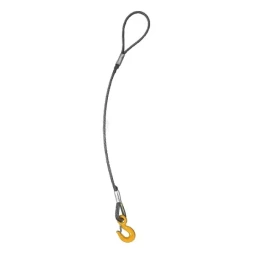 Строп канатный одноветвевой 1СК 1.5 т L=8 м с кч din 1.5 т канат din опрессовка