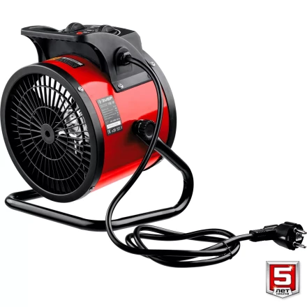 ЗУБР 3 кВт, электрическая тепловая пушка (ТПК-3Р) купить в Уфе