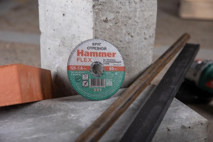 Круг отрезной HAMMER 125х1.6х22 упак. 25 шт. купить в Уфе