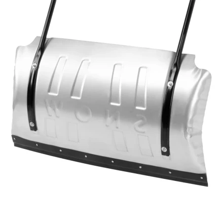 Движок для уборки снега оцинкованный, 750х420х1120 мм, усиленный, стальная рукоятка,Россия, Сибртех 61497 купить в Уфе