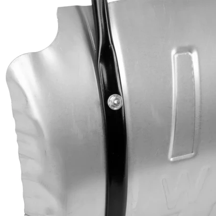 Движок для уборки снега оцинкованный, 750х420х1120 мм, усиленный, стальная рукоятка,Россия, Сибртех 61497 купить в Уфе