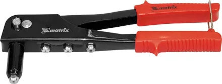 Заклепочник 250 мм заклепки 2,4-3,2-4,0-4,8 мм MATRIX 40524 купить в Уфе