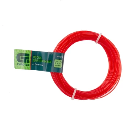 Леска для триммера круглая, 1.3 мм х 15 м, Россия Сибртех 961415 купить в Уфе