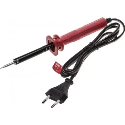 Электропаяльник ЗУБР "МАСТЕР" с пластмассовой рукояткой и долговечным жалом, форма конус, 25Вт 55400-25_z01