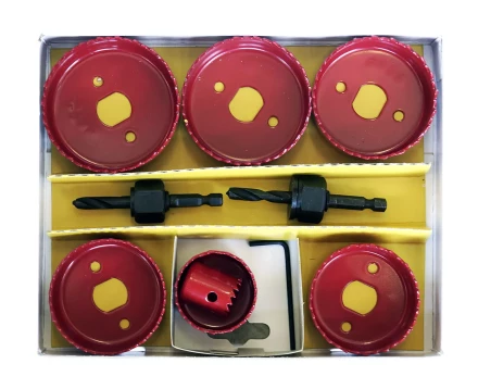 Набор коронок для дерева 9 предметов Энкор 19158 купить в Уфе