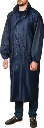 Плащ-дождевик STAYER 11612-52, нейлоновый на молнии, синий цвет, размер 52-54 11612-52 купить в Уфе