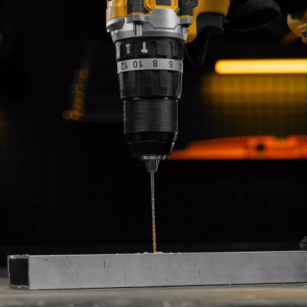 Сверло спиральное по металлу Denzel  2 х 86 мм Р6М5, Golden Tip, удлиненное, 2шт., 718245 купить в Уфе