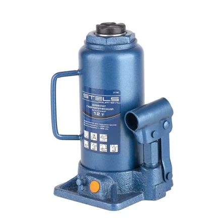 Домкрат гидравлический бутылочный 12 т h подъема 230–465 мм STELS 51108 купить в Уфе