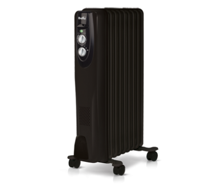 Маслянный радиатор обогреватель электрический BALLU Classic black BOH/CL-09BRN 2000 купить в Уфе