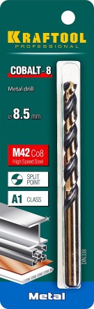 Сверла по металлу HSS-Co 29656-8.5 купить в Уфе
