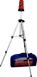 Уровень лазерный 150 мм штатив 1100 мм самовырав. набор в пласт. кейсе MATRIX 35033