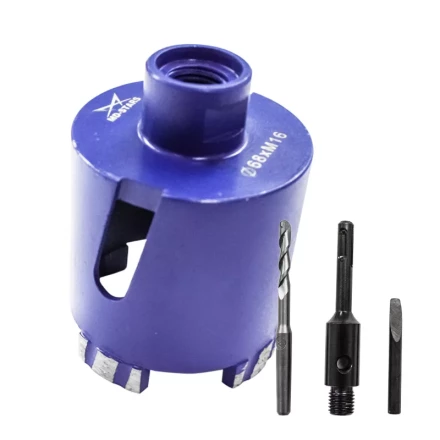 Сверло алмазное турбо с переходником SDS+ 68*10*M16 #4 купить в Уфе