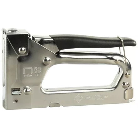 Пистолет ЗУБР скобозабивной металлический пружинный, тип 53, 4-10мм 4-31563 купить в Уфе
