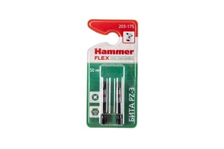 Бита HAMMER PZ3 50мм (2шт) купить в Уфе