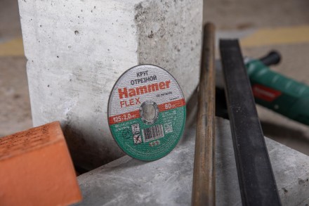 Круг отрезной HAMMER 125х2х22 упак. 25 шт. купить в Уфе