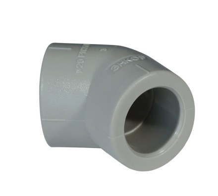 Уголок PP-R 45° 32мм серый (50/350) 44152 купить в Уфе