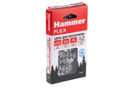 Цепь пильная HAMMER 0,325&#039;&#039;-1,5мм-76зв купить в Уфе