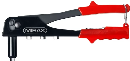 Заклепочник, MIRAX 31033, для алюминиевых заклепок d=2,4 / 3,2 / 4,0 / 4,8 мм, длина 225мм 31033_z01 купить в Уфе
