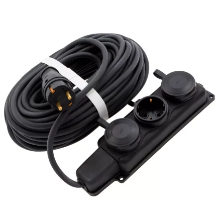 Удлинитель силовой 20 м, 16 А, тип УХз16, 3 x 1.5 мм, Россия Сибртех 95886 купить в Уфе