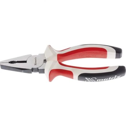 Плоскогубцы Premium 200 мм трехкомпонентные рукоятки MATRIX 17072 купить в Уфе