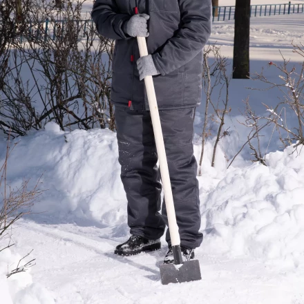 Ледоруб-скребок Сибртех 61664, 200 мм, 1 кг, деревянный черенок, Россия купить в Уфе