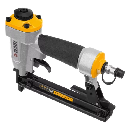 Степлер пневматический Denzel  PS8016 для прямоугольных скоб 21GA от 6 до 16 мм 57400 купить в Уфе