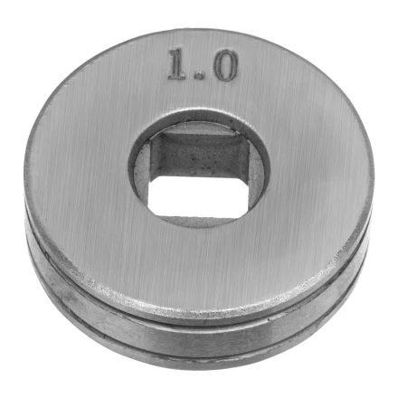 Подающий ролик, V профиль под стальную проволоку 0,8-1мм, посадка квадрат, 2 шт Denzel 93651 купить в Уфе