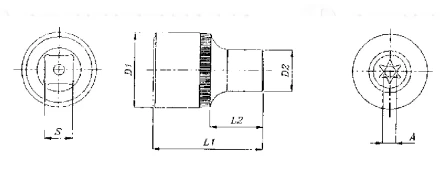 Торцевая головка 1/2&quot;DR внешний TORX Е-18 S06H418 Jonnesway 49715 купить в Уфе
