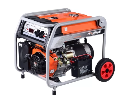 Генератор бензиновый TOR KM9500H 7,0 кВт 220В 27 л с электростартером и колесами 1011099 купить в Уфе