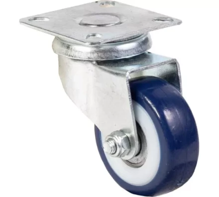 Колесо аппаратное поворотное SCv 25 50 мм (синяя резина) 1027147 купить в Уфе