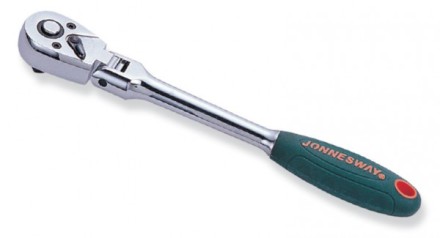Трещотка с шарниром 36 зубцов 3/8&quot;DR 238мм R4103 Jonnesway 48437 купить в Уфе